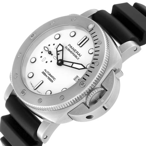 officine panerai submersible|panerai submersible 42mm white dial.